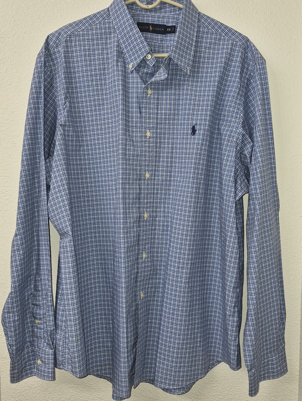 Polo by Ralph Lauren Light Blue Multi-Check Button-Down Shirt